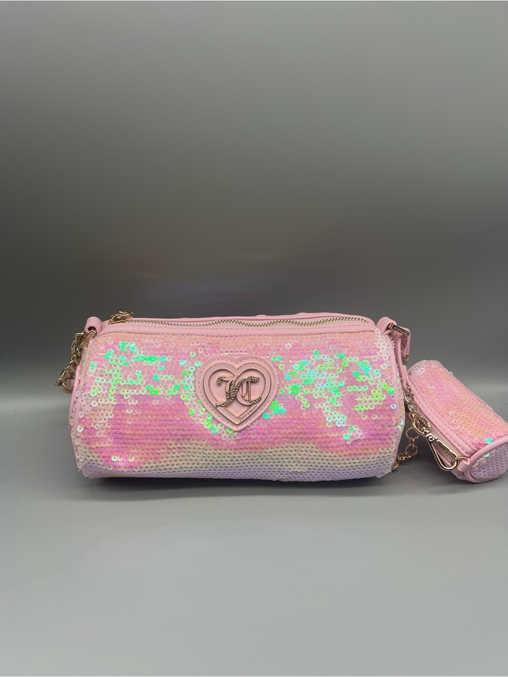 Juicy couture sequin shoulder bag purse